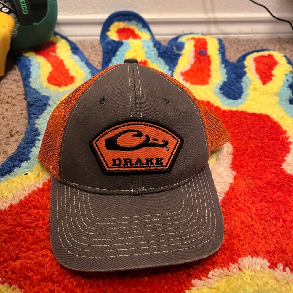 Drake Charcoal and Tangerine Hat